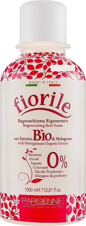 Bath Foam "Pomegranate" - Parisienne Italia Fiorile Pomergranate Bath Foam — photo N1