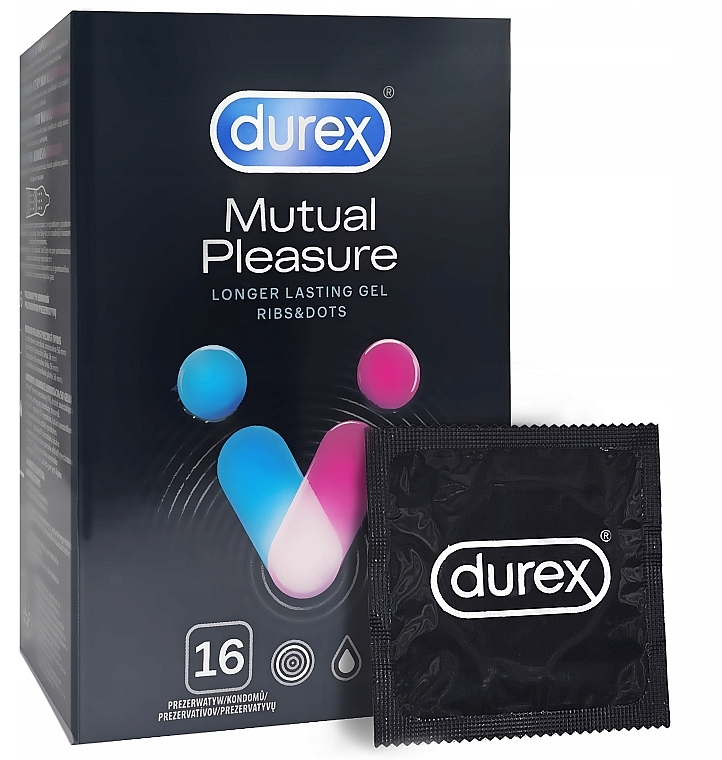 Condoms, 16 pcs - Durex Performax Intense — photo N1