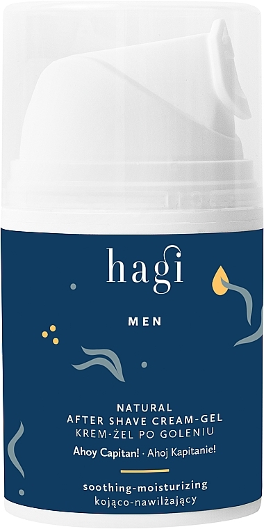 Natural After Shave Cream Gel - Hagi Men Natural After Shave Cream-Gel Ahoy Captain — photo N1