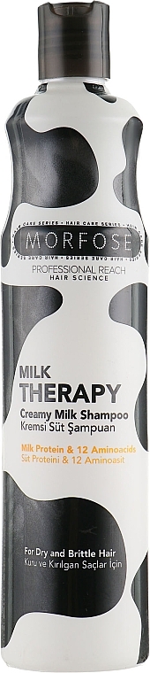 Hair Shampoo with Milk Proteins - Morfose Milk Therapy Hair Shampoo — photo N1