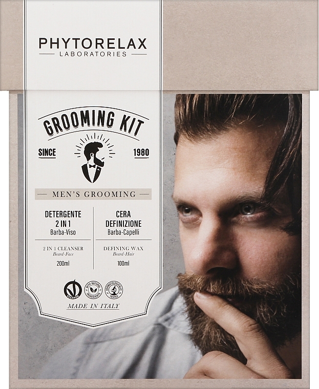 Set - Phytorelax Laboratories Men's Grooming (f/gel/200ml + wax/100ml) — photo N1