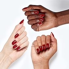 False Nail Set - OPI Xpress/On Big Apple Red — photo N5