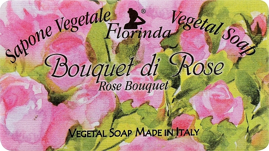 Natural Soap "Rose Bouquet" - Florinda Sapone Vegetale Vegetal Soap Rose Bouquet — photo N3