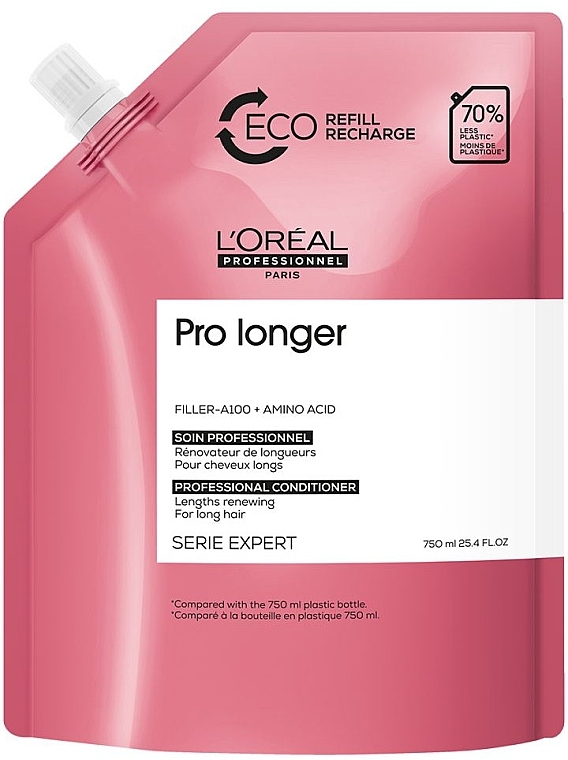 Thickening Conditioner - L'Oreal Professionnel Serie Expert Pro Longer Lengths Renewing Conditioner Eco Refill — photo N1