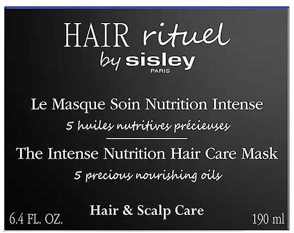 インテンシブ ナリッシング ヘアマスク - Sisley Hair Rituel The Intense Nutrition Hair Care Mask	 — photo N2