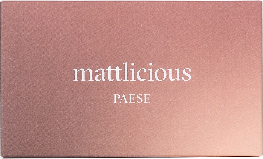 Matte Eyeshadow Palette - Paese Mattlicious — photo N3