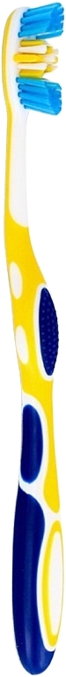 Toothbrush, soft, yellow and blue - Wellbee — photo N1