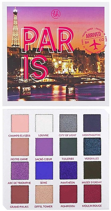 Eyeshadow Palette - BH Cosmetics Passion In Paris Eyeshadow Palette — photo N1