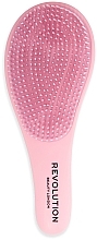 Fragrances, Perfumes, Cosmetics Anti-tangling Hair Brush, pink - Makeup Revolution Detangle Me! Pink Detangling Hair Brush