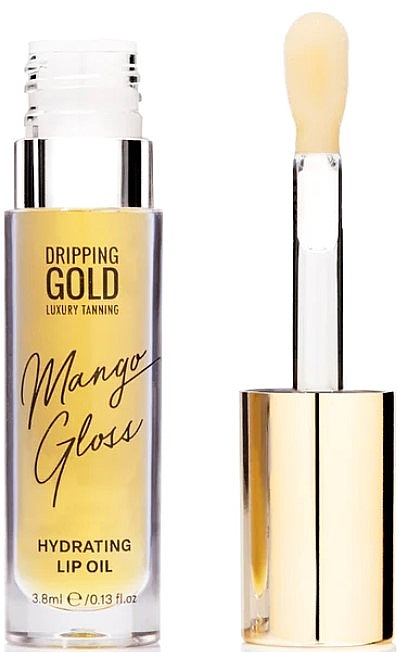 Moisturizing Lip Oil - Sosu by SJ Dripping Gold Luxury Tanning Hydrating Lip Oil — photo N3