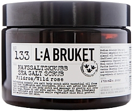 Body Scrub - L:A Bruket No. 133 Salt Scrub Wild Rose — photo N1