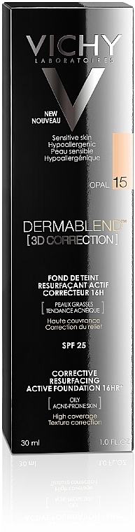 Mattifying Foundation 3D Correction - Vichy Dermablend 3D Correction — photo N4