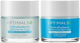 Fragrances, Perfumes, Cosmetics Set - Oriflame Optimals Hydra Radiance (d/cr/50ml + n/cr/50ml)