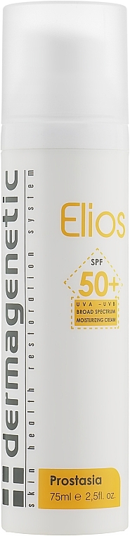 Sunscreen SPF50 - Dermagenetic Sunscreen Elios SPF50 3in1 UVA/UVB Cream — photo N1