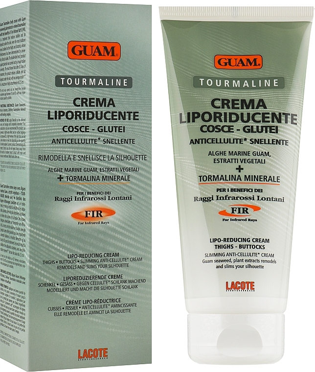 Lipolytic Body Cream with Tourmaline Microcrystals - Guam Fangocrema Tourmaline — photo N2