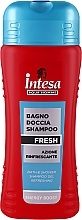 Fragrances, Perfumes, Cosmetics 2in1 Shampoo & Shower Gel - Intesa Fresh Bath & Shower Shampoo
