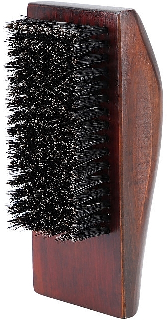 Beard Brush with Natural Boar Bristles, rectangular - Lussoni Men Natural Baerd Brush — photo N4