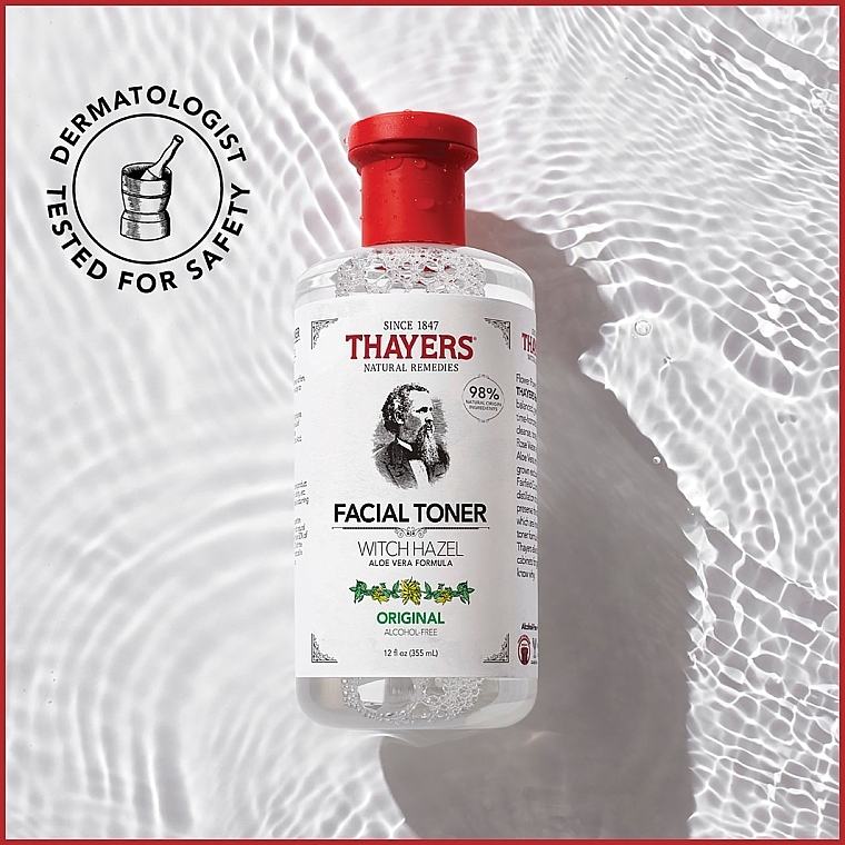 Alcohol-Free Facial Tonic - Thayers Witch Hazel With Aloe Vera Original Alcohol Free — photo N3