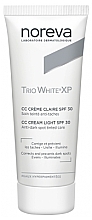 Fragrances, Perfumes, Cosmetics Face Cream - Noreva Trio White XP CC Cream Clear SPF30