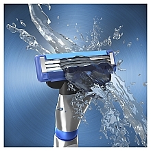 Razor with 2 Refill Cartridges - Gillette Mach 3 Turbo 3D Motion — photo N8