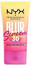 Fragrances, Perfumes, Cosmetics Sunscreen Primer - NYX Blurscreen Primer SPF 30