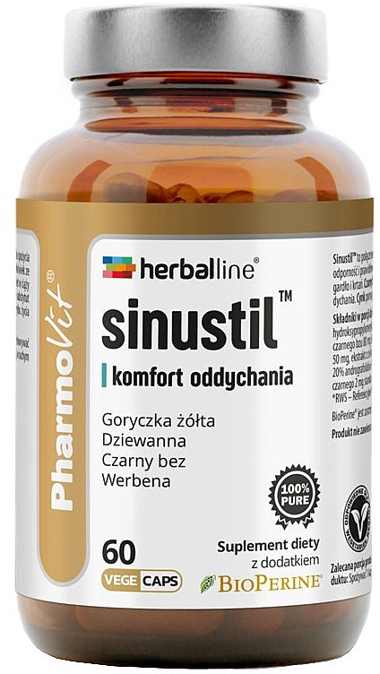 Dietary Supplement 'Sinustil' - Pharmovit Herballine Sinustil — photo N1