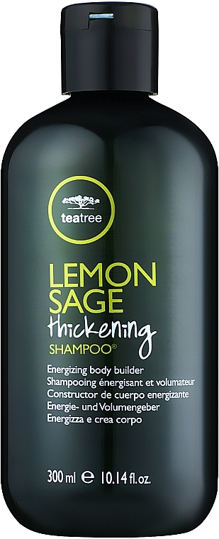 Tea Tree Extract, Lemon & Sage Shampoo - Paul Mitchell Tea Tree Lemon Sage Thickening Shampoo — photo N5
