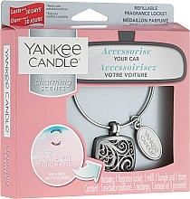 Fragrances, Perfumes, Cosmetics Car Air Freshener - Yankee Candle Charming Scents Square Refillable Locket CPink Sands