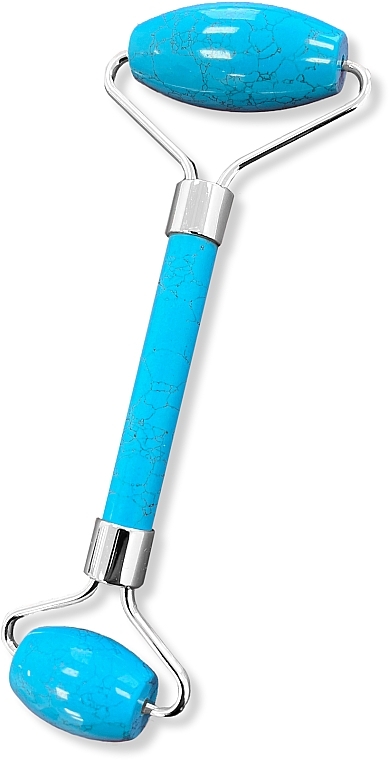 GIFT! Face Massage Roller - Diforo Blue Turquoise — photo N1