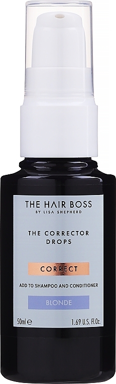 Corrector Drops for Blonde Hair - The Hair Boss Corrector Drops for Blonde Hair — photo N1