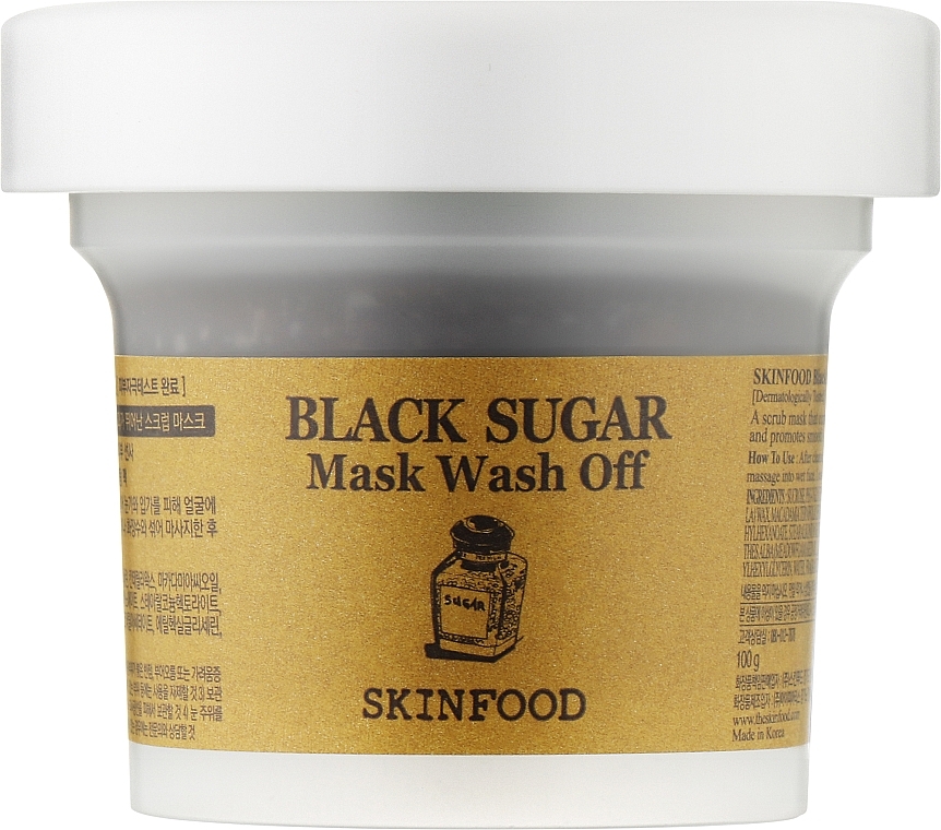 Black Sugar Mask Wash Off - Skinfood Black Sugar Mask Wash Off — photo N4