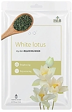 Fragrances, Perfumes, Cosmetics White Lotus Sheet Mask - HnB My Skin Relaxing Mask White Lotus