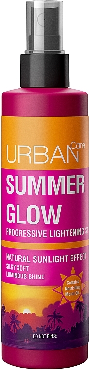 Lightening Hair spray - Urban Care Summer Glow Progressive Lightening Spray — photo N1