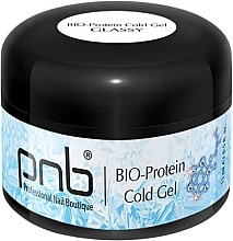Cold Nail Gel with Protein, glass - PNB BIO-Protein Cold Gel Glassy — photo N3