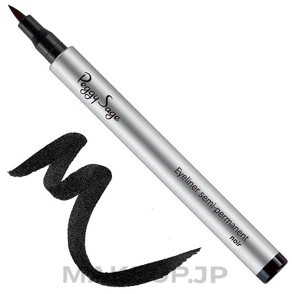 Waterproof Eyeliner Pen - Peggy Sage Eliner Semi-Permanent — photo Noir