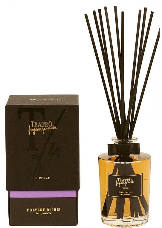 Fragrance Diffuser with 10 sticks - Teatro Fragranze Uniche Polvere Di Iris — photo N1