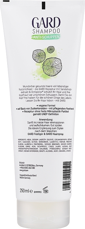 Protective Anti-Dandruff Shampoo - GARD Protecting The Scalp Shampoo — photo N9