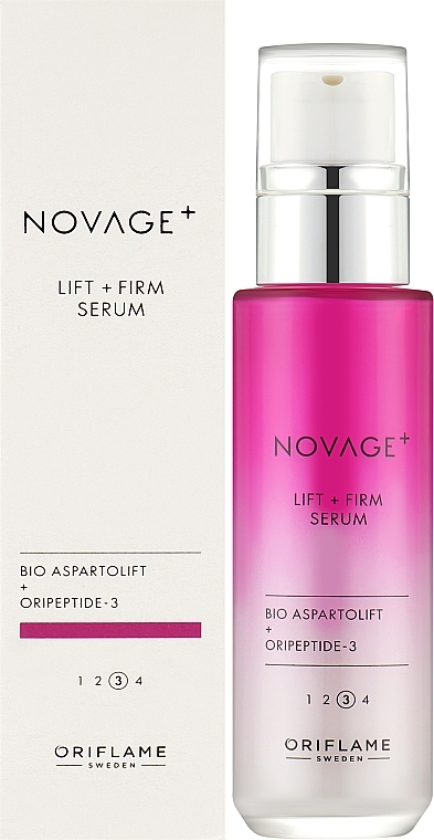 Lifting Face Serum - Oriflame Novage+ Lift + Firm Serum — photo N2