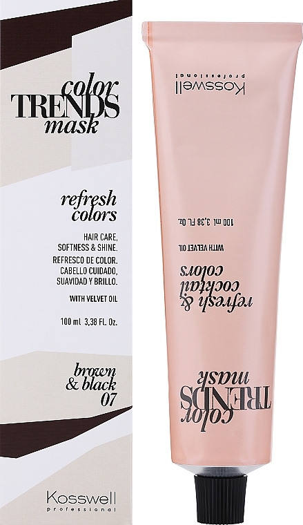 Hair Color - Kosswell Professional Color Trends Mask Refresh Colors — photo N1