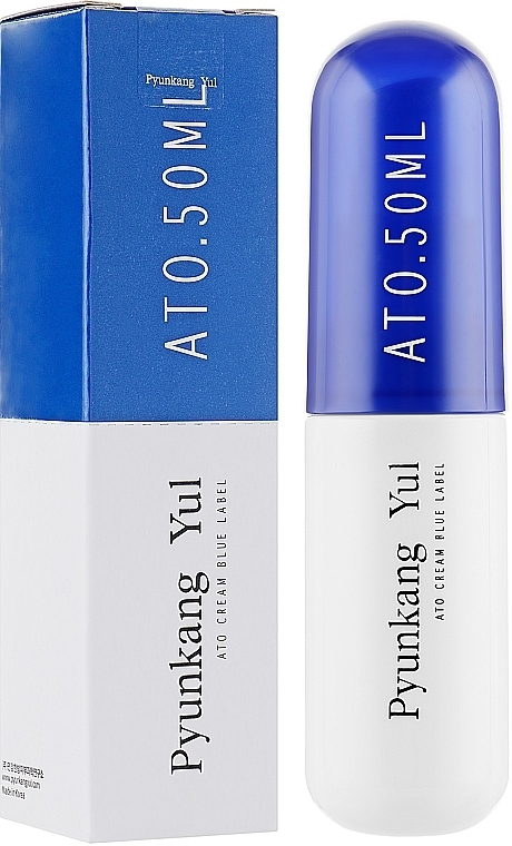 Soothing & Moisturizing Cream for Sensitive Skin - Pyunkang Yul Ato Cream Blue Label — photo N3