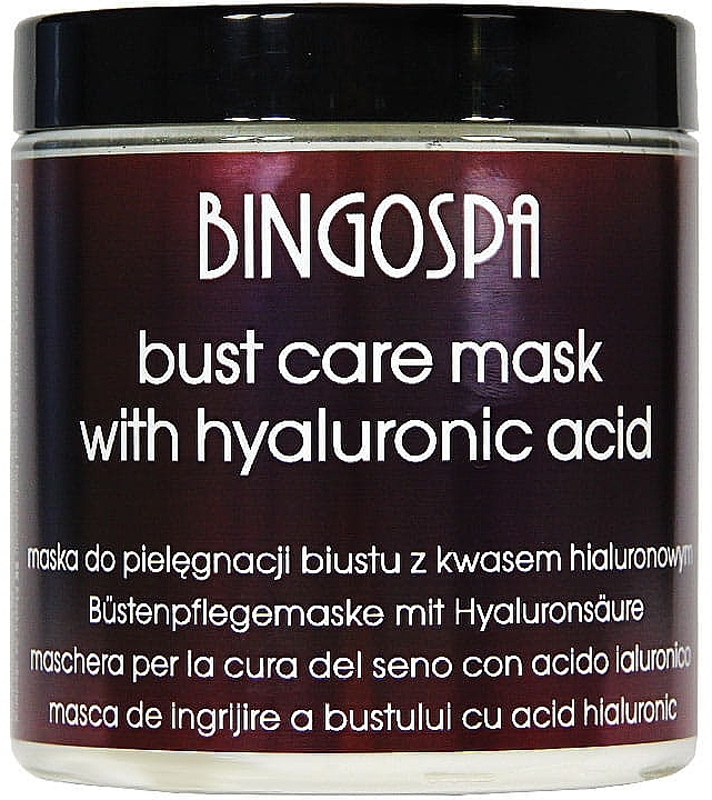 Bust Care Chocolate Mask with Hyaluronic Acid and Green Coffee Oil - BingoSpa — photo N1