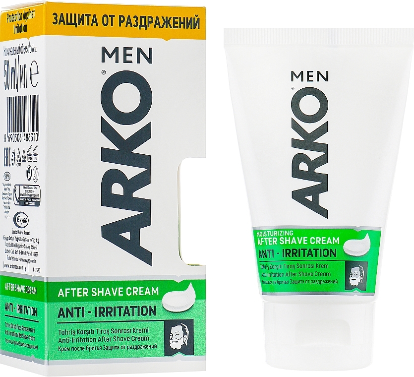 Anti-Irritation Shaving Cream - Arko Men — photo N1