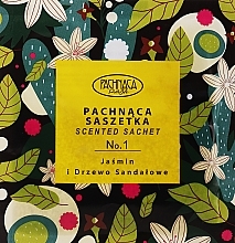 Fragrances, Perfumes, Cosmetics Jasmine & Sandalwood Aromatic Sachet - Pachnaca Szafa