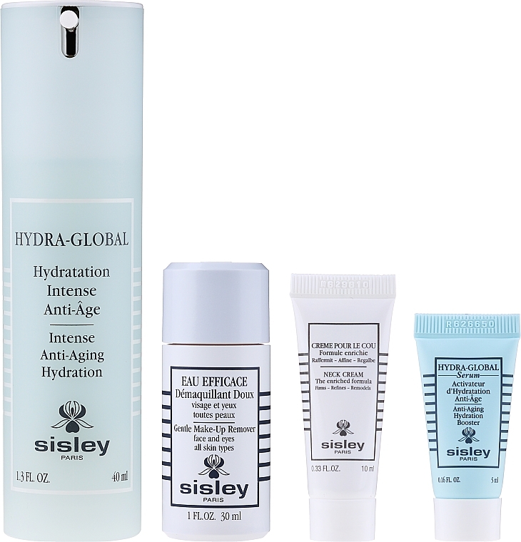 Set - Sisley Hydra-Global Moisturizing Discovery Program (cr/gel/40ml + micel/water/30ml + ser/mini/5ml + b/cr/mini/10ml) — photo N2