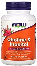 Fragrances, Perfumes, Cosmetics Dietary Supplement "Choline & Inositol" - Now Foods Choline & Inositol