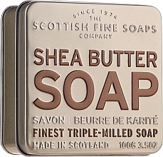 Fragrances, Perfumes, Cosmetics Soap "Shea Butter" - Scottish Fine Soaps Shea Butter Finest Triple-Milled Soap In A Tin