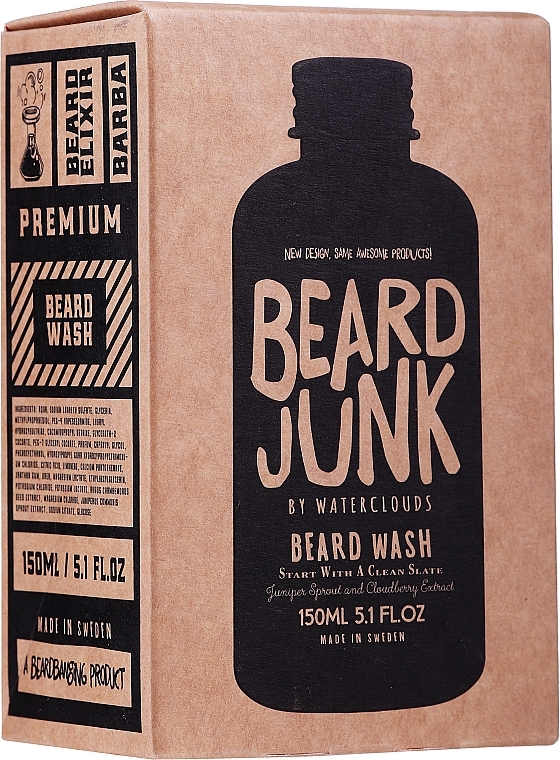 Gentle Beard Shampoo - Waterclouds Beard Junk Beard Wash — photo N19