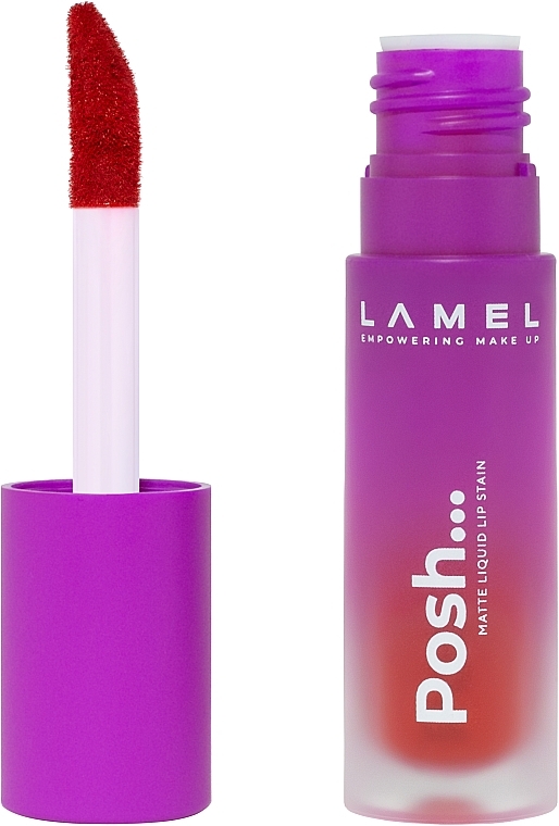 Matte Lipstick - LAMEL Posh Matte Liquid Lip Stain — photo N1