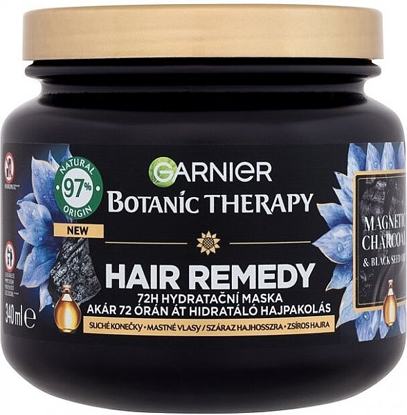 Balancing Hair Mask 'Magnetic Charcoal' - Garnier Botanic Therapy Hair Remedy Mask — photo N4