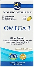 Dietary Supplement with Lemon Flavor "Omega-3" - Nordic Naturals Omega-3 Lemon — photo N2
